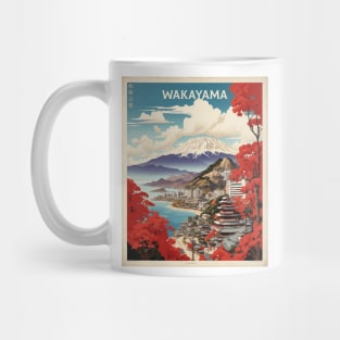 Wakayama Japan Travel Vintage Tourism Poster Mug